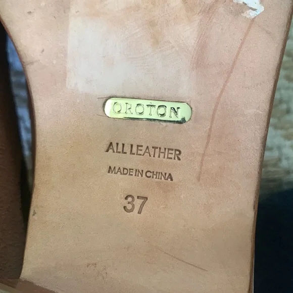 Oroton brown suede boots size 37 - Picture 6 of 7